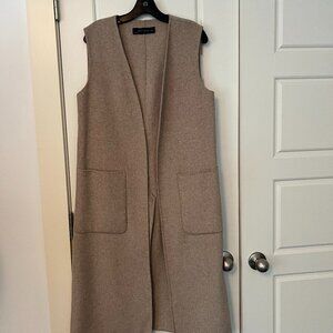 Zara Long wool vest
